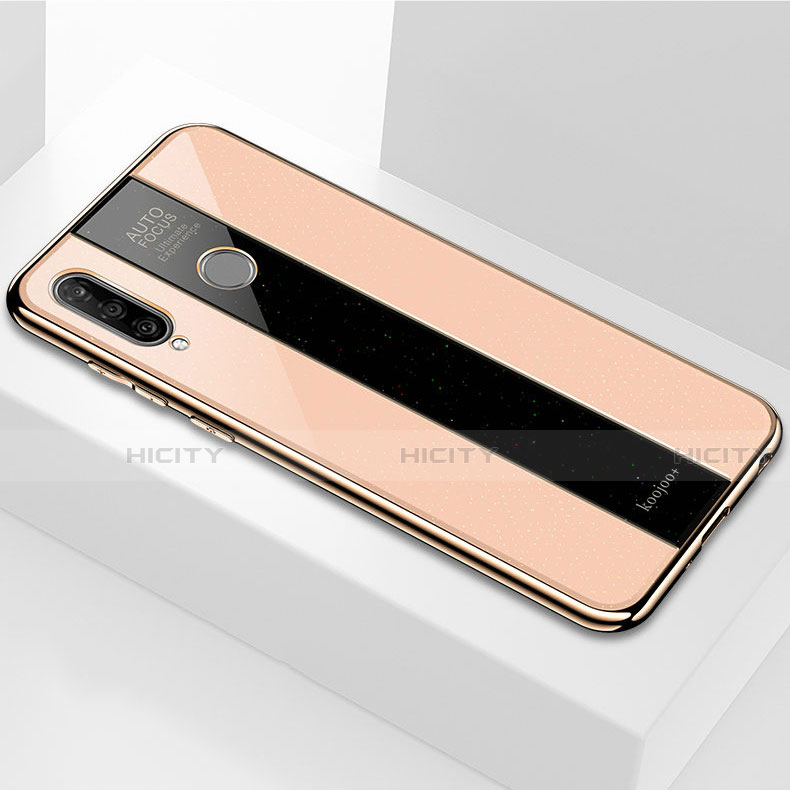 Silikon Schutzhülle Rahmen Tasche Hülle Spiegel M01 für Huawei Nova 4e Gold