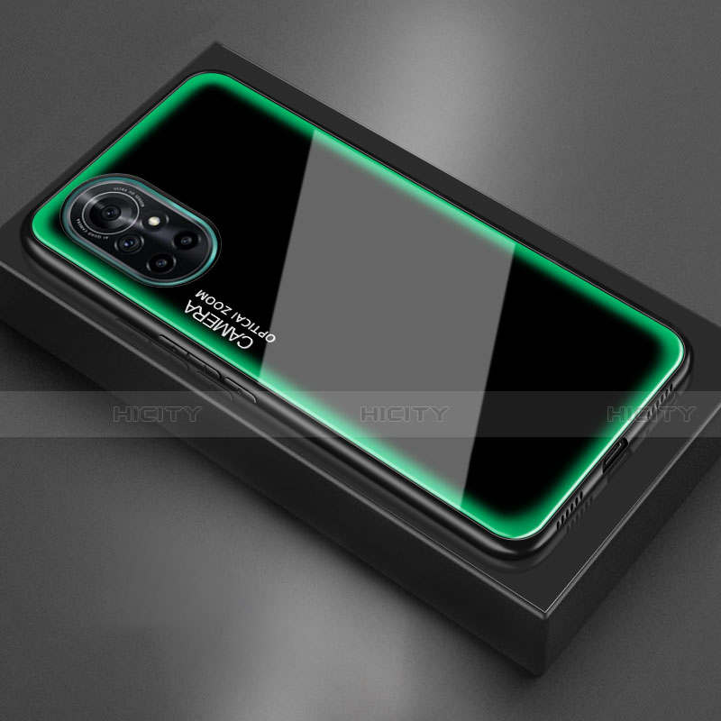 Silikon Schutzhülle Rahmen Tasche Hülle Spiegel M01 für Huawei Nova 8 5G
