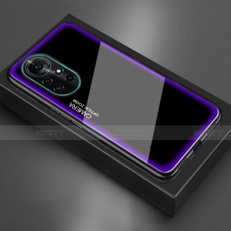 Silikon Schutzhülle Rahmen Tasche Hülle Spiegel M01 für Huawei Nova 8 Pro 5G
