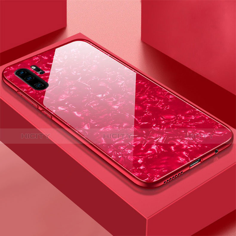 Silikon Schutzhülle Rahmen Tasche Hülle Spiegel M01 für Huawei P30 Pro New Edition groß