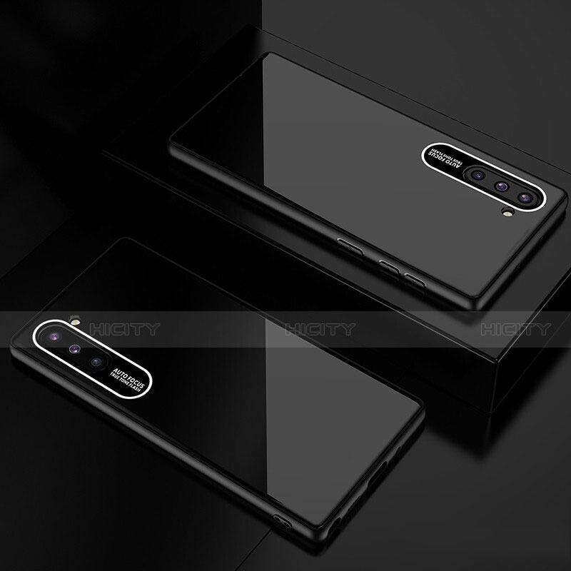 Silikon Schutzhülle Rahmen Tasche Hülle Spiegel M01 für Samsung Galaxy Note 10