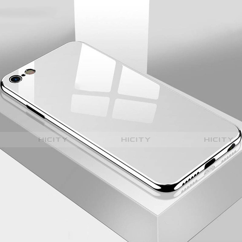 Silikon Schutzhülle Rahmen Tasche Hülle Spiegel M02 für Apple iPhone 6 Plus
