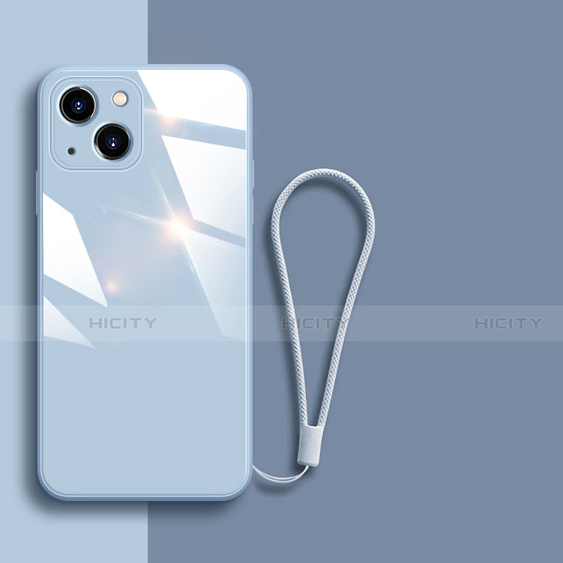 Silikon Schutzhülle Rahmen Tasche Hülle Spiegel M08 für Apple iPhone 14 Plus