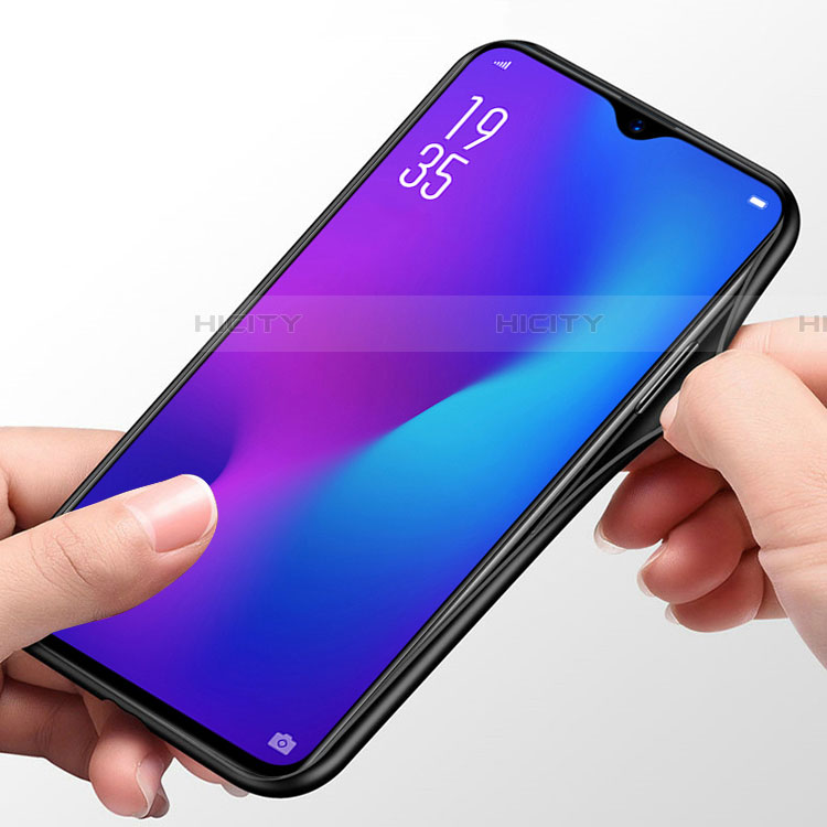 Silikon Schutzhülle Rahmen Tasche Hülle Spiegel mit Magnetisch Fingerring Ständer für Samsung Galaxy A90 5G