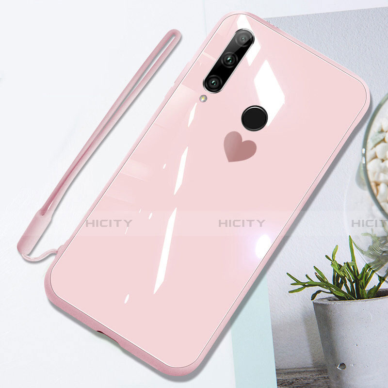 Silikon Schutzhülle Rahmen Tasche Hülle Spiegel T01 für Huawei Honor 20E Rosa Plus