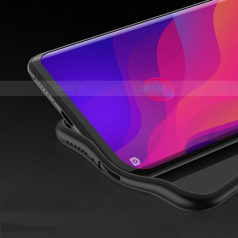 Silikon Schutzhülle Rahmen Tasche Hülle Spiegel T01 für Oppo Find X Super Flash Edition