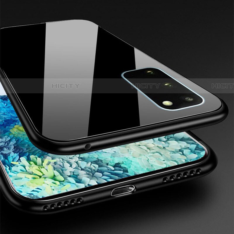 Silikon Schutzhülle Rahmen Tasche Hülle Spiegel T01 für Samsung Galaxy S20
