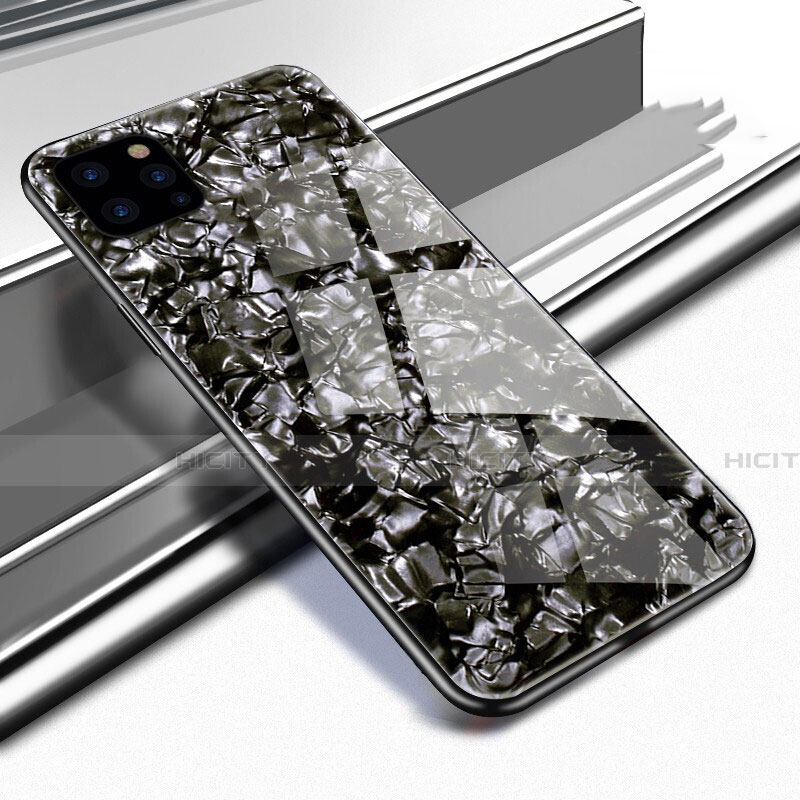 Silikon Schutzhülle Rahmen Tasche Hülle Spiegel T02 für Apple iPhone 11 Pro