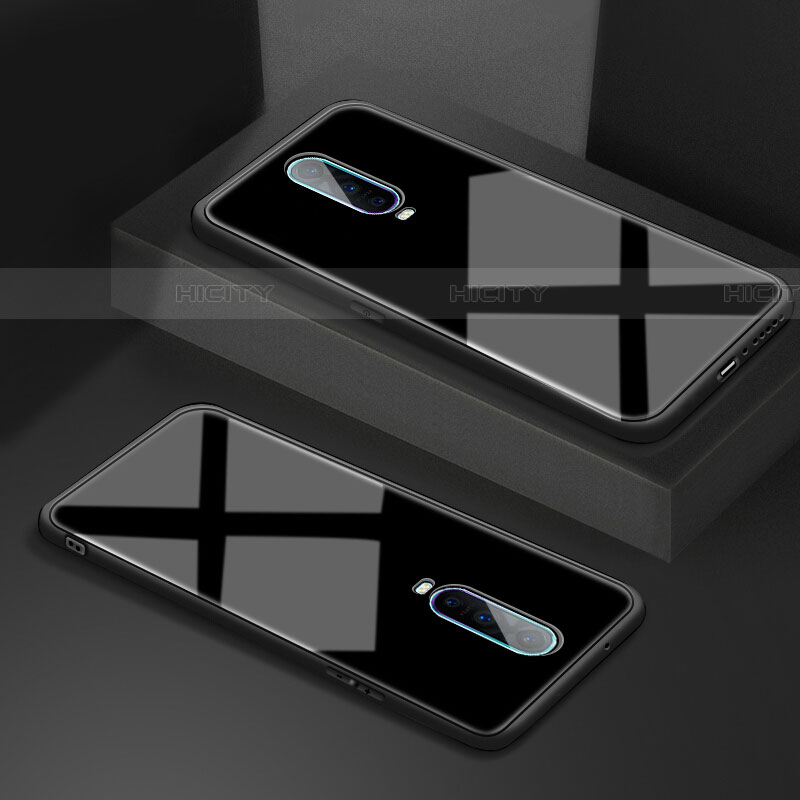 Silikon Schutzhülle Rahmen Tasche Hülle Spiegel T02 für Oppo RX17 Pro