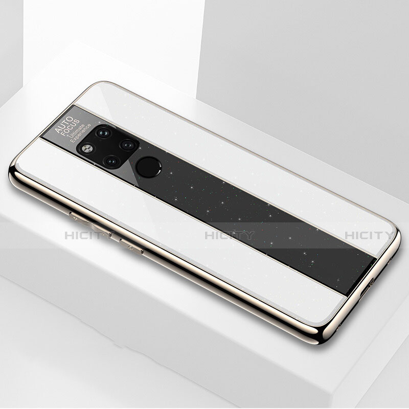 Silikon Schutzhülle Rahmen Tasche Hülle Spiegel T03 für Huawei Mate 20 X 5G groß