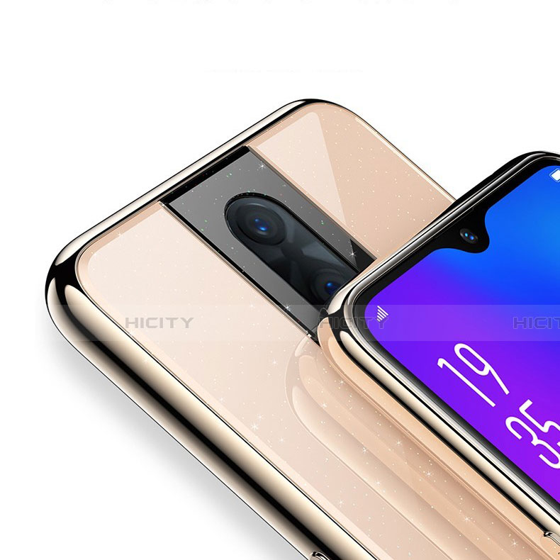 Silikon Schutzhülle Rahmen Tasche Hülle Spiegel T03 für Oppo R17 Pro