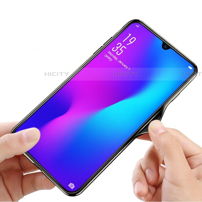 Silikon Schutzhülle Rahmen Tasche Hülle Spiegel T03 für Oppo RX17 Pro