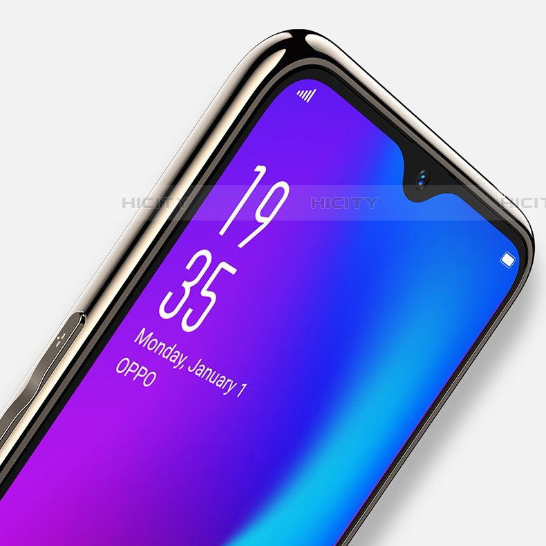 Silikon Schutzhülle Rahmen Tasche Hülle Spiegel T03 für Oppo RX17 Pro