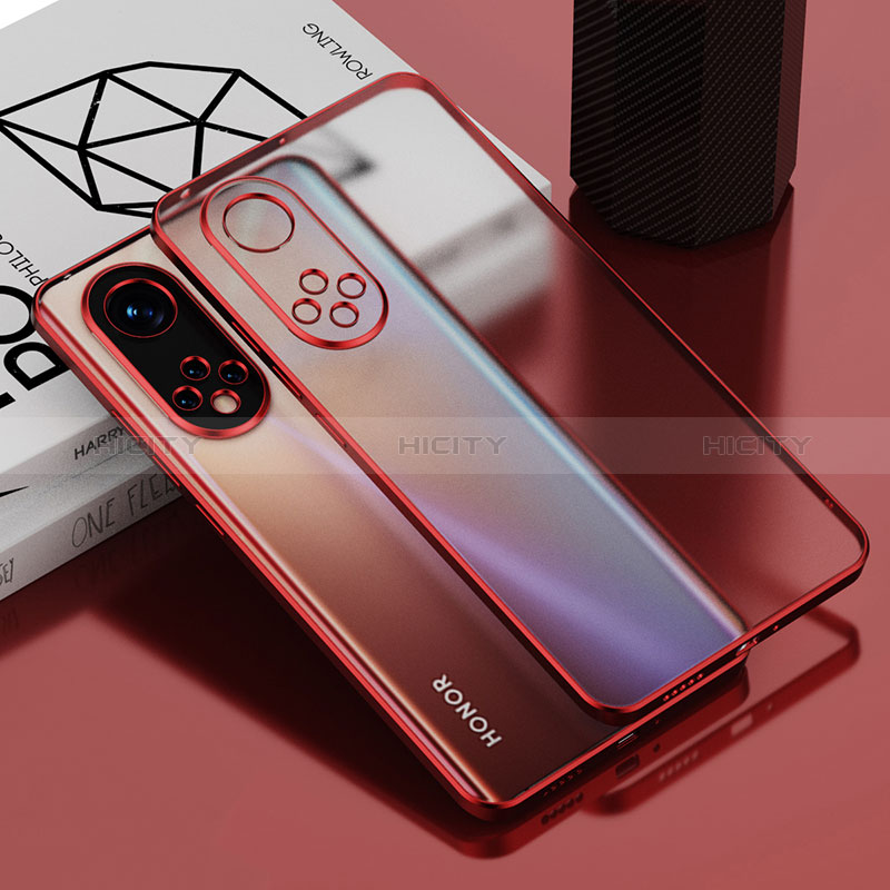 Silikon Schutzhülle Ultra Dünn Flexible Tasche Durchsichtig Transparent AN1 für Huawei Honor 50 Pro 5G