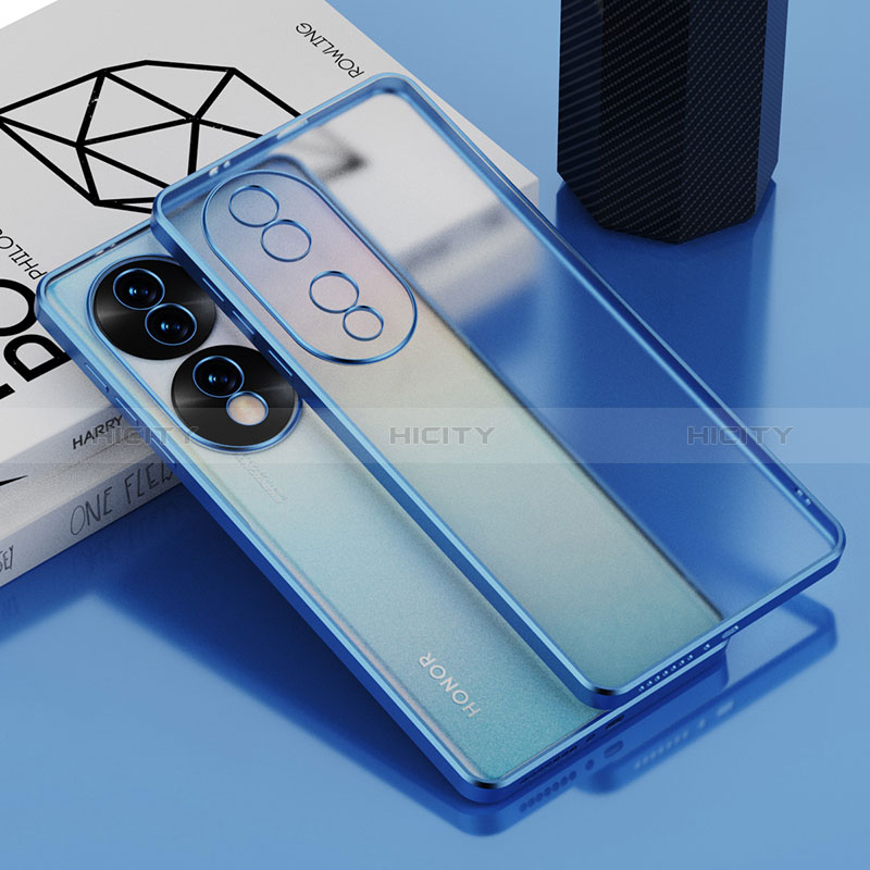 Silikon Schutzhülle Ultra Dünn Flexible Tasche Durchsichtig Transparent AN1 für Huawei Honor 70 Pro 5G groß