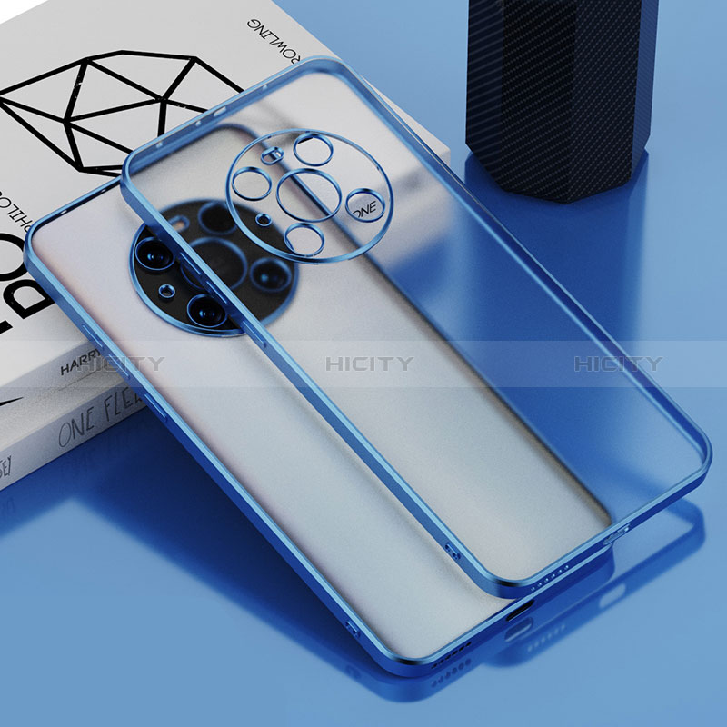 Silikon Schutzhülle Ultra Dünn Flexible Tasche Durchsichtig Transparent AN1 für Huawei Mate 40 Pro Blau Plus