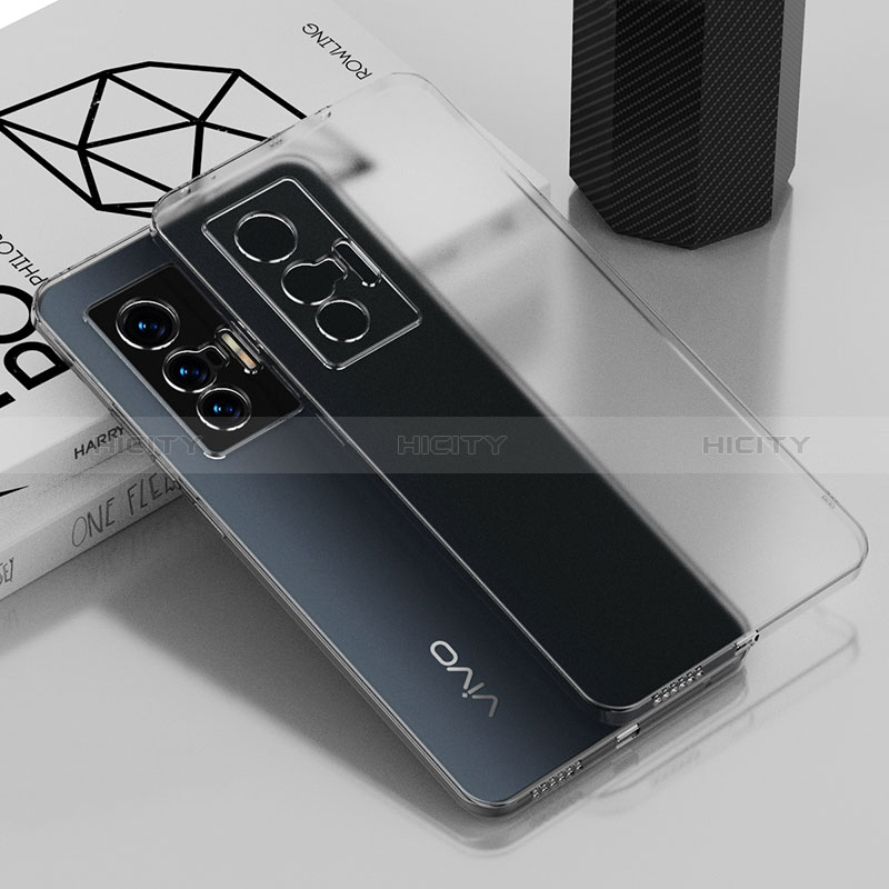 Silikon Schutzhülle Ultra Dünn Flexible Tasche Durchsichtig Transparent AN1 für Vivo X70 5G groß