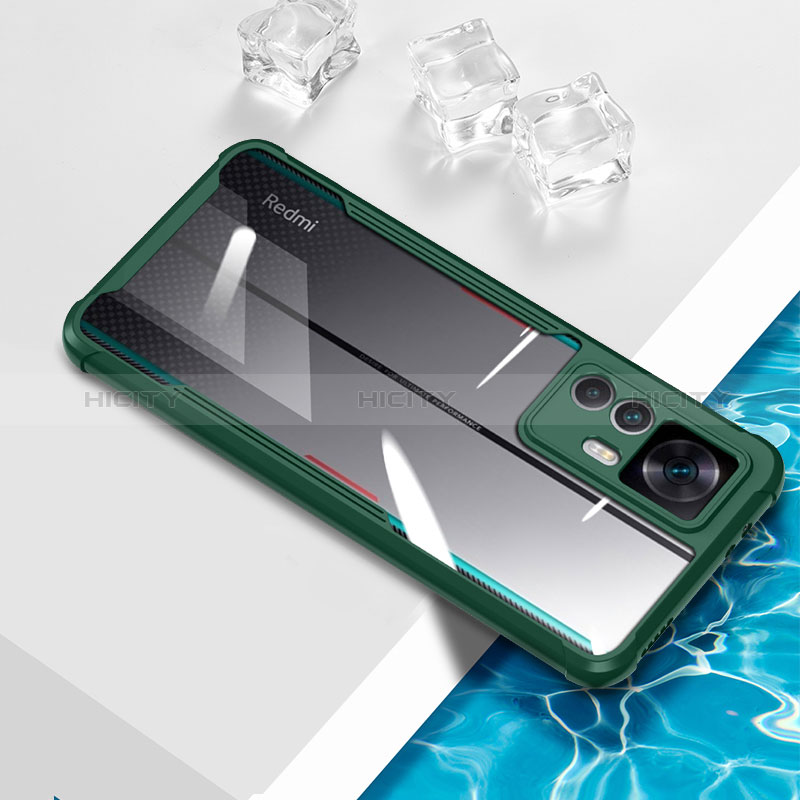 Silikon Schutzhülle Ultra Dünn Flexible Tasche Durchsichtig Transparent BH1 für Xiaomi Mi 12T 5G Grün