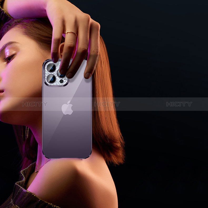 Silikon Schutzhülle Ultra Dünn Flexible Tasche Durchsichtig Transparent Bling-Bling LD2 für Apple iPhone 13