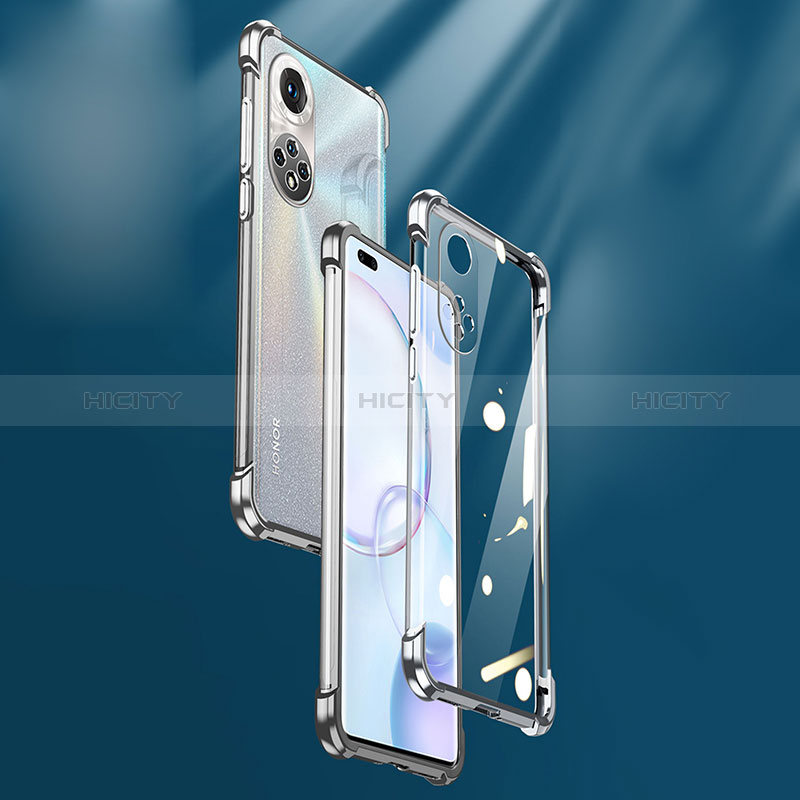 Silikon Schutzhülle Ultra Dünn Flexible Tasche Durchsichtig Transparent D01 für Huawei Honor 50 Pro 5G