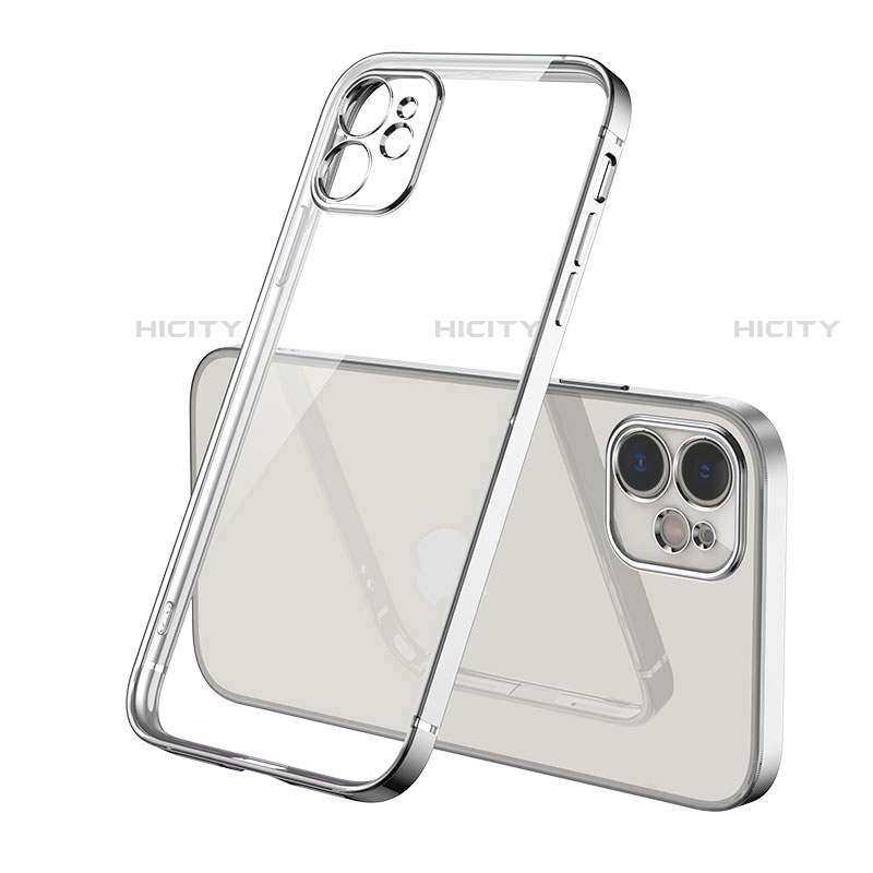 Silikon Schutzhülle Ultra Dünn Flexible Tasche Durchsichtig Transparent H01 für Apple iPhone 12 Max