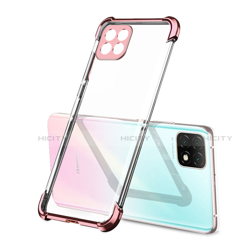 Silikon Schutzhülle Ultra Dünn Flexible Tasche Durchsichtig Transparent H01 für Huawei Enjoy 20 5G groß