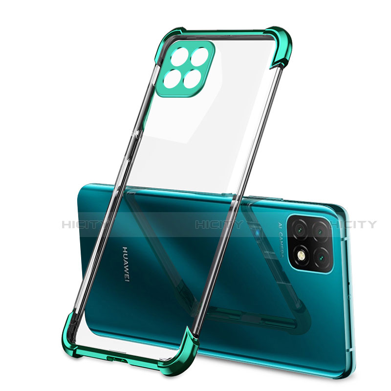 Silikon Schutzhülle Ultra Dünn Flexible Tasche Durchsichtig Transparent H01 für Huawei Enjoy 20 5G groß