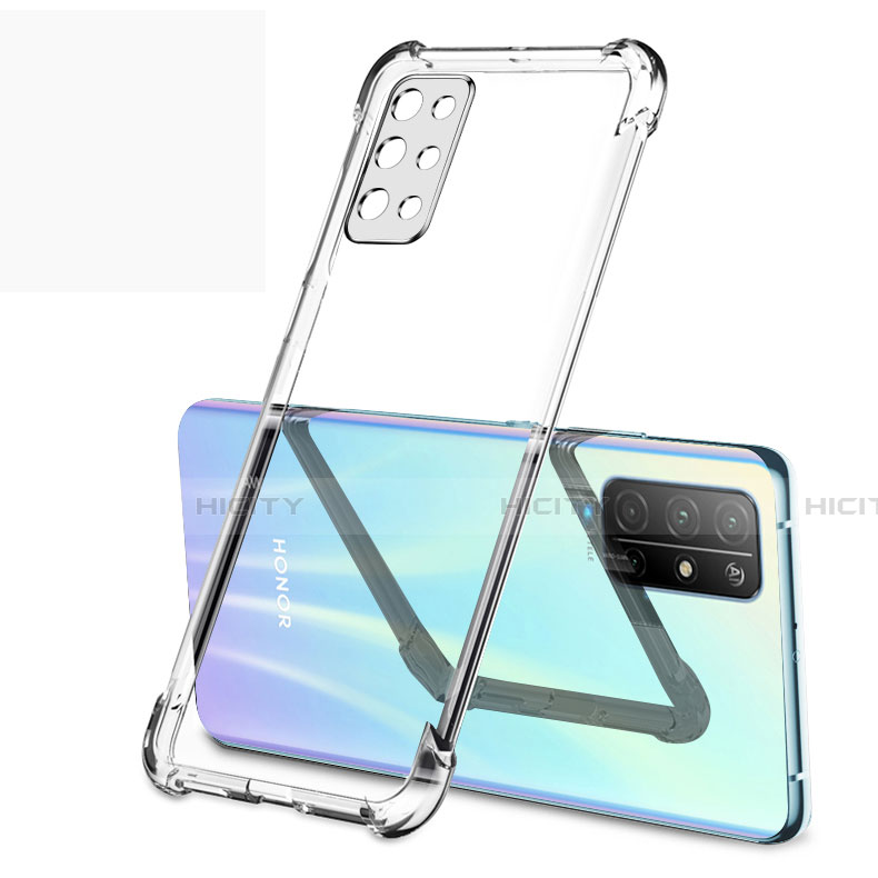 Silikon Schutzhülle Ultra Dünn Flexible Tasche Durchsichtig Transparent H01 für Huawei Honor 30S Klar Plus