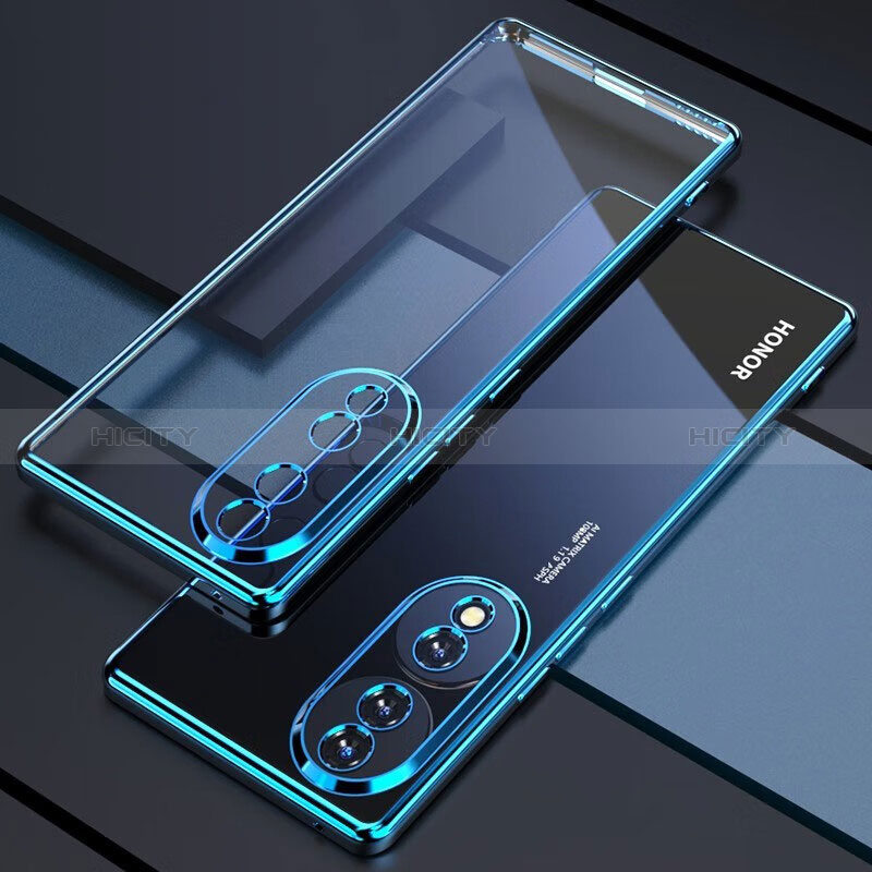 Silikon Schutzhülle Ultra Dünn Flexible Tasche Durchsichtig Transparent H01 für Huawei Honor 70 Pro 5G