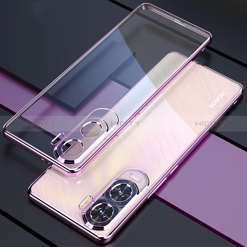 Silikon Schutzhülle Ultra Dünn Flexible Tasche Durchsichtig Transparent H01 für Huawei Honor X50i 5G groß