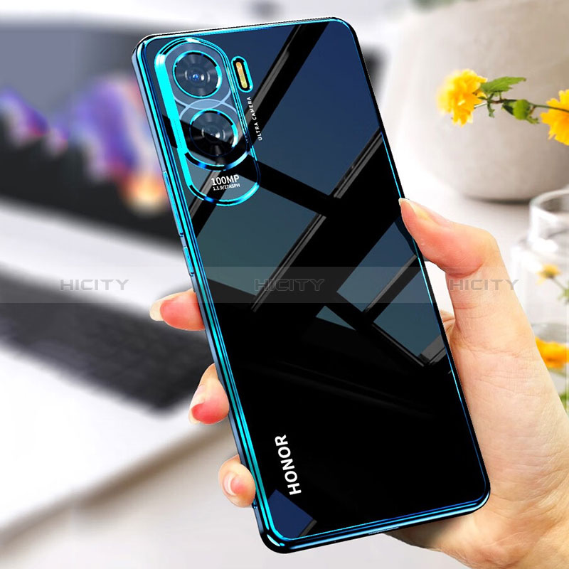 Silikon Schutzhülle Ultra Dünn Flexible Tasche Durchsichtig Transparent H01 für Huawei Honor X50i 5G groß