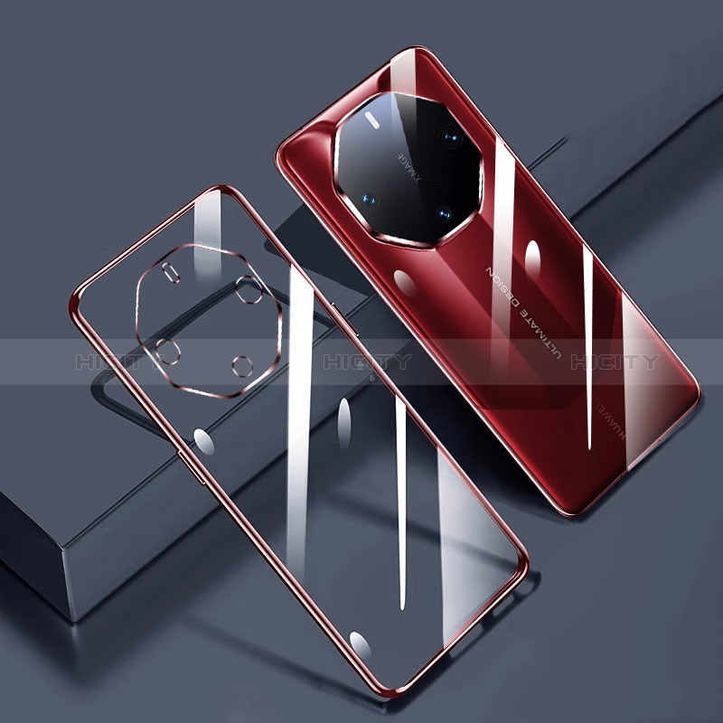 Silikon Schutzhülle Ultra Dünn Flexible Tasche Durchsichtig Transparent H01 für Huawei Mate 60 RS Ultimate