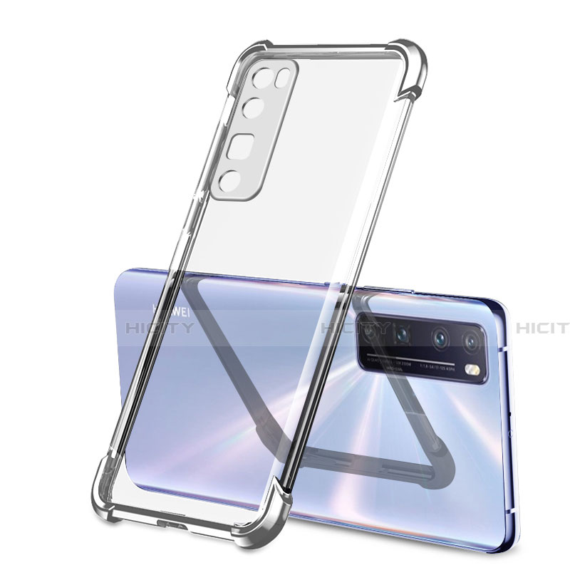 Silikon Schutzhülle Ultra Dünn Flexible Tasche Durchsichtig Transparent H01 für Huawei Nova 7 Pro 5G groß