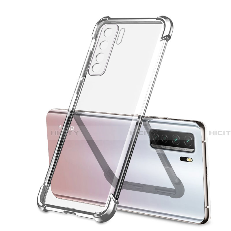 Silikon Schutzhülle Ultra Dünn Flexible Tasche Durchsichtig Transparent H01 für Huawei Nova 7 SE 5G