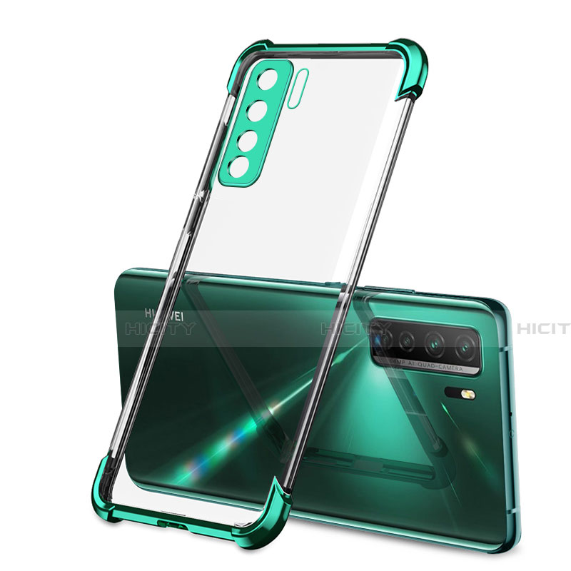 Silikon Schutzhülle Ultra Dünn Flexible Tasche Durchsichtig Transparent H01 für Huawei Nova 7 SE 5G