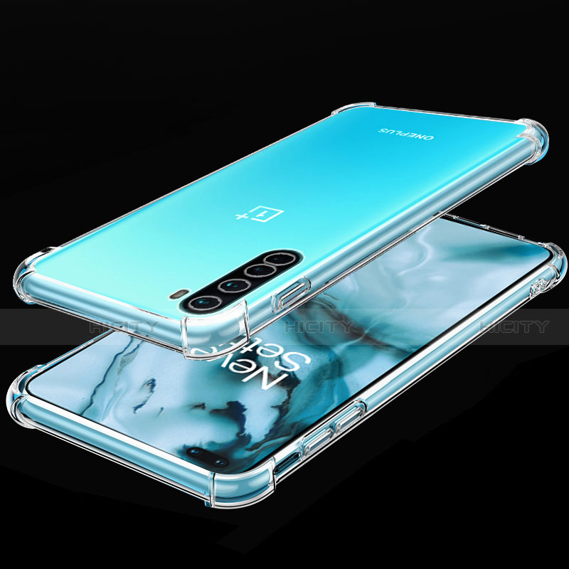 Silikon Schutzhülle Ultra Dünn Flexible Tasche Durchsichtig Transparent H01 für OnePlus Nord Klar Plus