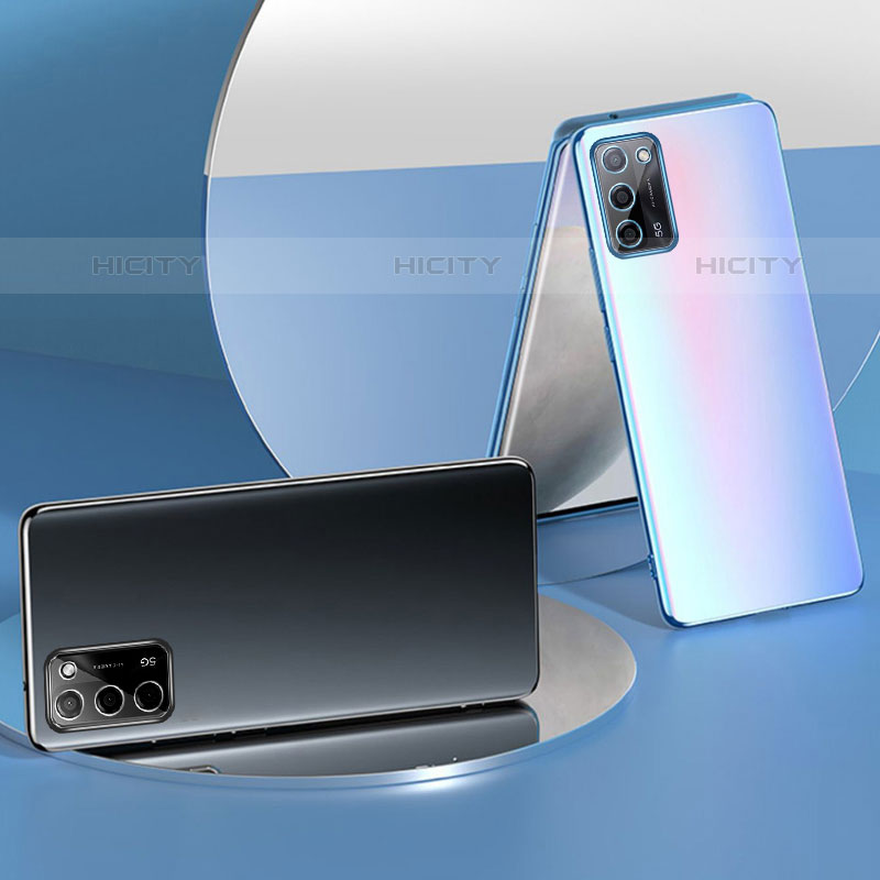 Silikon Schutzhülle Ultra Dünn Flexible Tasche Durchsichtig Transparent H01 für Oppo A55 5G groß