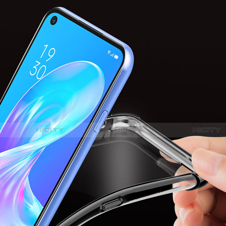 Silikon Schutzhülle Ultra Dünn Flexible Tasche Durchsichtig Transparent H01 für Oppo A72 5G groß