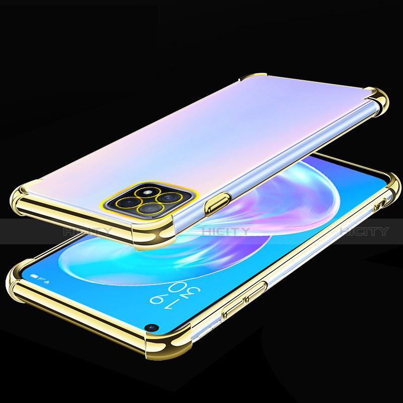 Silikon Schutzhülle Ultra Dünn Flexible Tasche Durchsichtig Transparent H01 für Oppo A72 5G Gold Plus