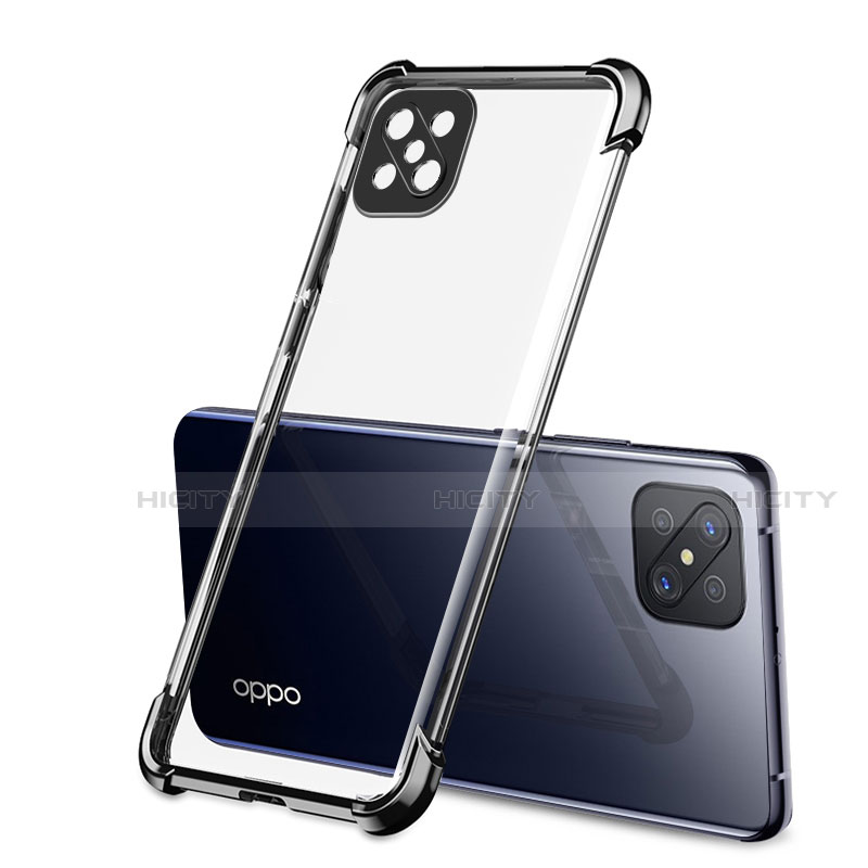 Silikon Schutzhülle Ultra Dünn Flexible Tasche Durchsichtig Transparent H01 für Oppo A92s 5G