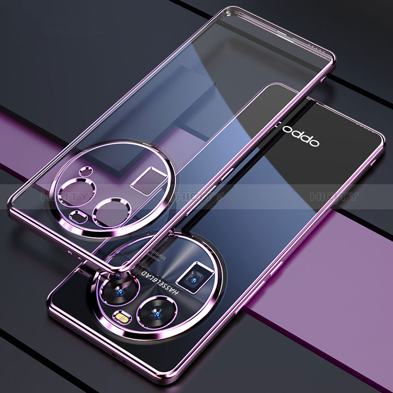 Silikon Schutzhülle Ultra Dünn Flexible Tasche Durchsichtig Transparent H01 für Oppo Find X6 5G