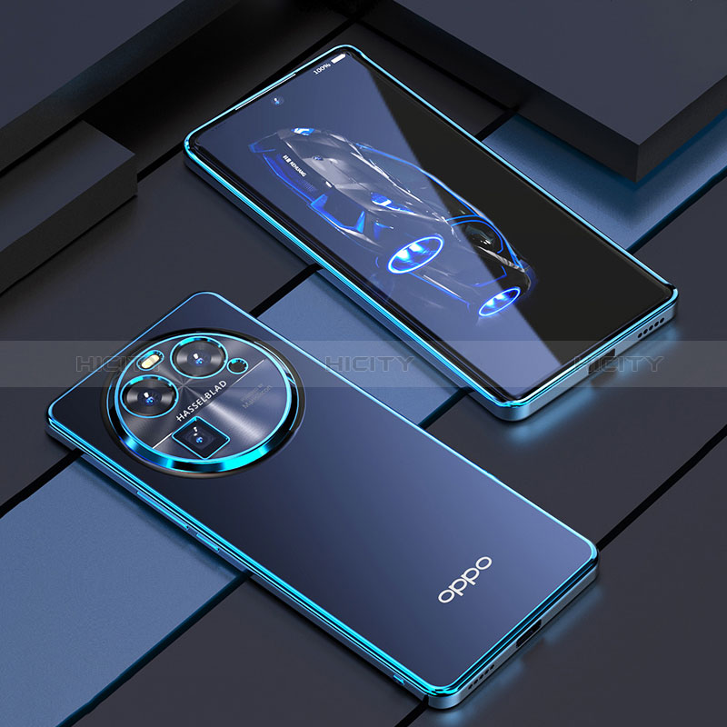 Silikon Schutzhülle Ultra Dünn Flexible Tasche Durchsichtig Transparent H01 für Oppo Find X6 Pro 5G