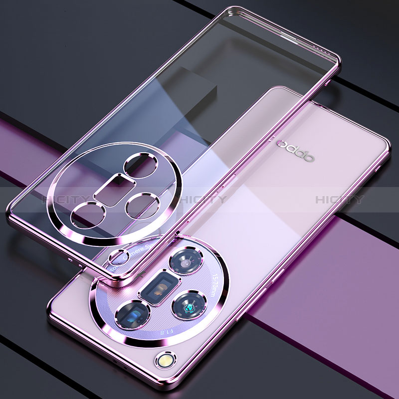 Silikon Schutzhülle Ultra Dünn Flexible Tasche Durchsichtig Transparent H01 für Oppo Find X7 5G