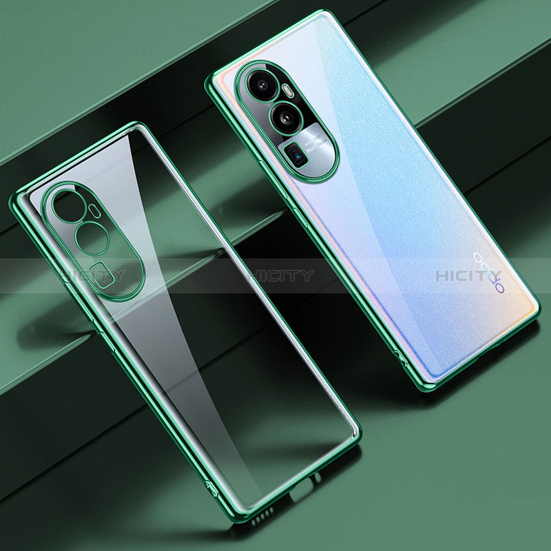 Silikon Schutzhülle Ultra Dünn Flexible Tasche Durchsichtig Transparent H01 für Oppo Reno10 Pro+ Plus 5G