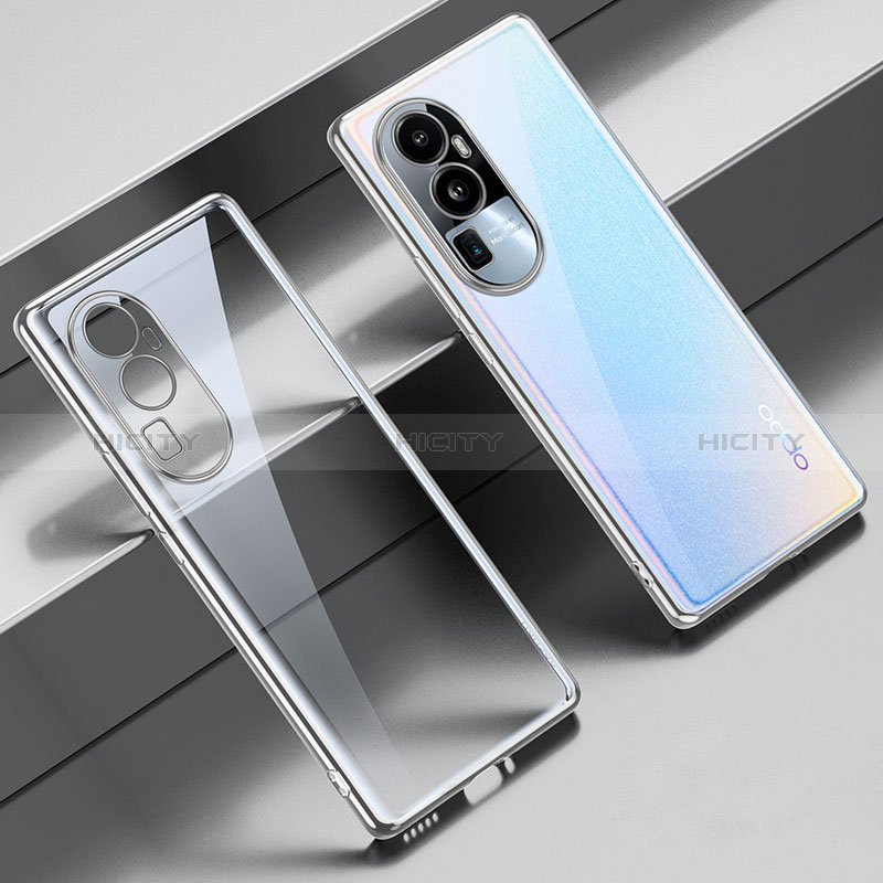 Silikon Schutzhülle Ultra Dünn Flexible Tasche Durchsichtig Transparent H01 für Oppo Reno10 Pro+ Plus 5G