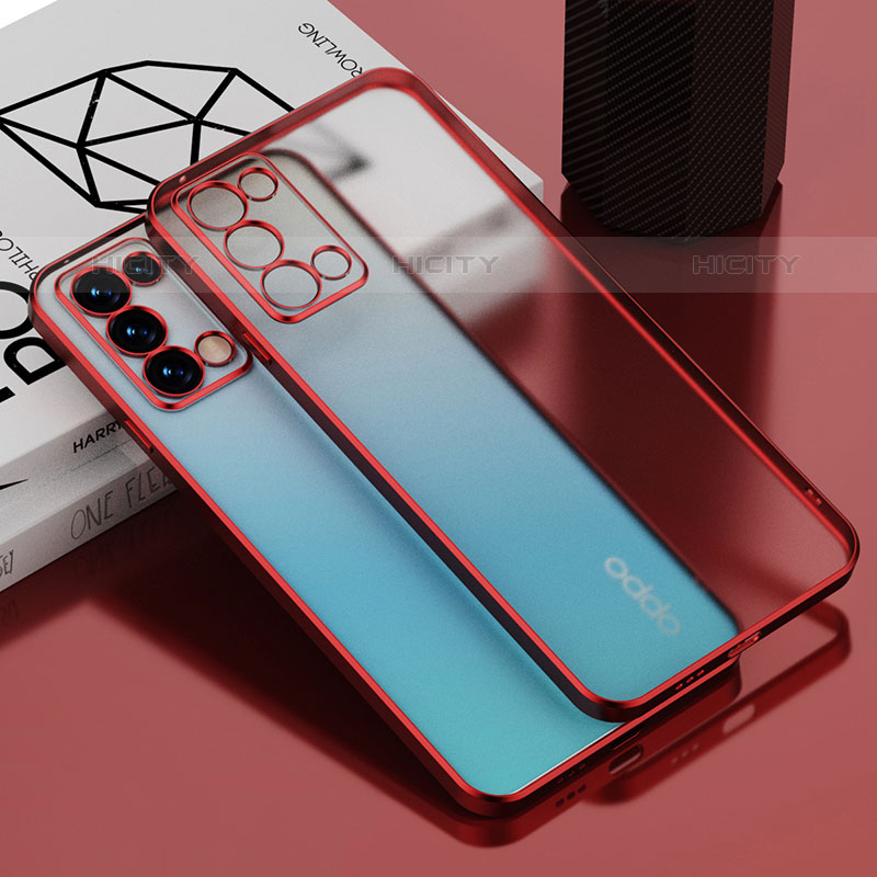 Silikon Schutzhülle Ultra Dünn Flexible Tasche Durchsichtig Transparent H01 für Oppo Reno6 Pro 5G