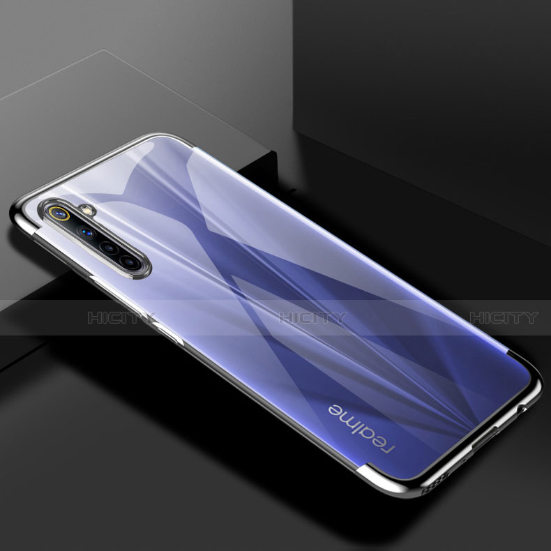 Silikon Schutzhülle Ultra Dünn Flexible Tasche Durchsichtig Transparent H01 für Realme 6