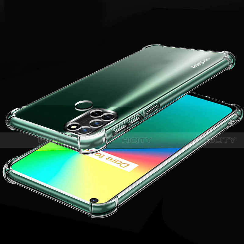 Silikon Schutzhülle Ultra Dünn Flexible Tasche Durchsichtig Transparent H01 für Realme C17