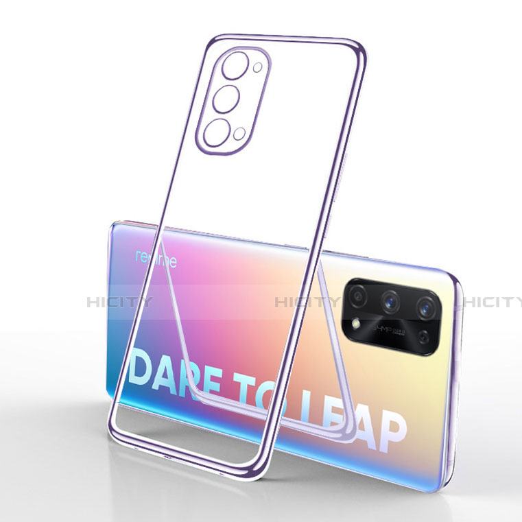 Silikon Schutzhülle Ultra Dünn Flexible Tasche Durchsichtig Transparent H01 für Realme V15 5G