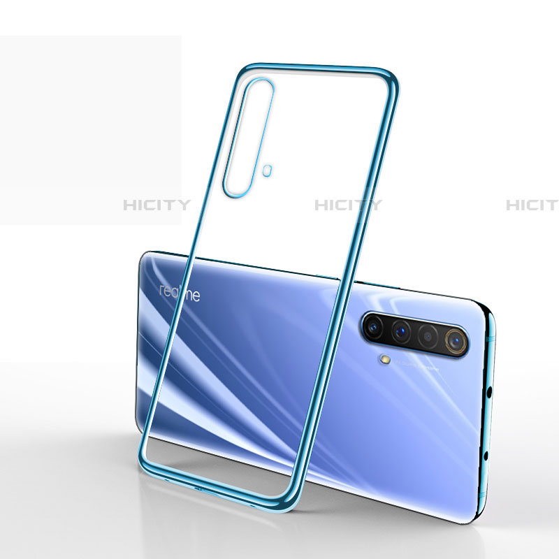 Silikon Schutzhülle Ultra Dünn Flexible Tasche Durchsichtig Transparent H01 für Realme X50 5G groß